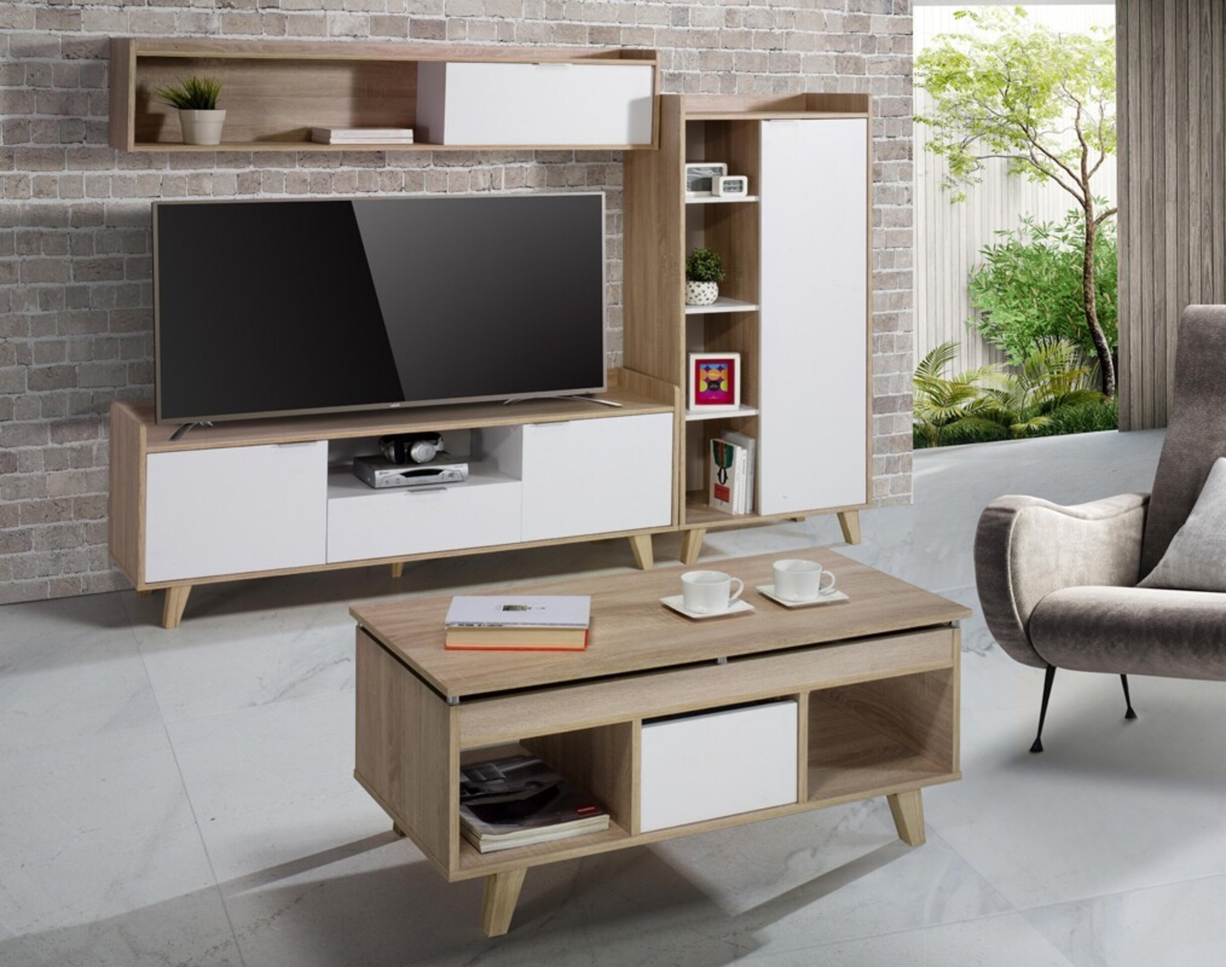 Mesa de centro serie nórdica Sif - 6