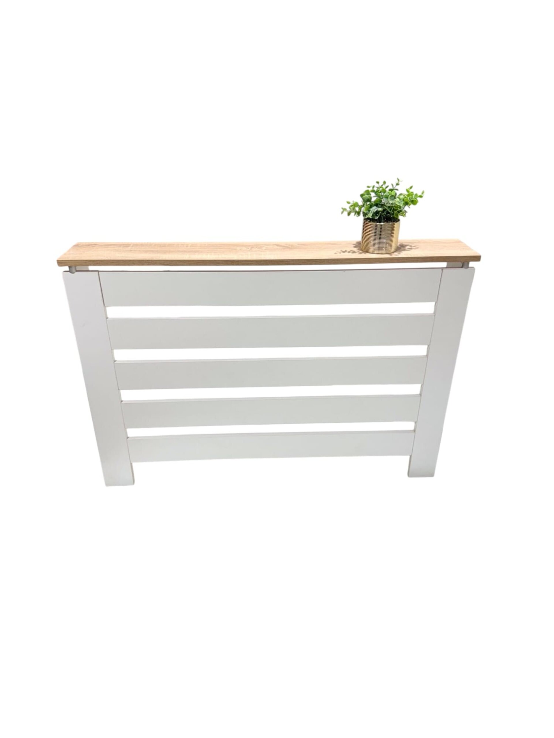 Cubre radiador Hércules Blanco/Roble 120cm - 3