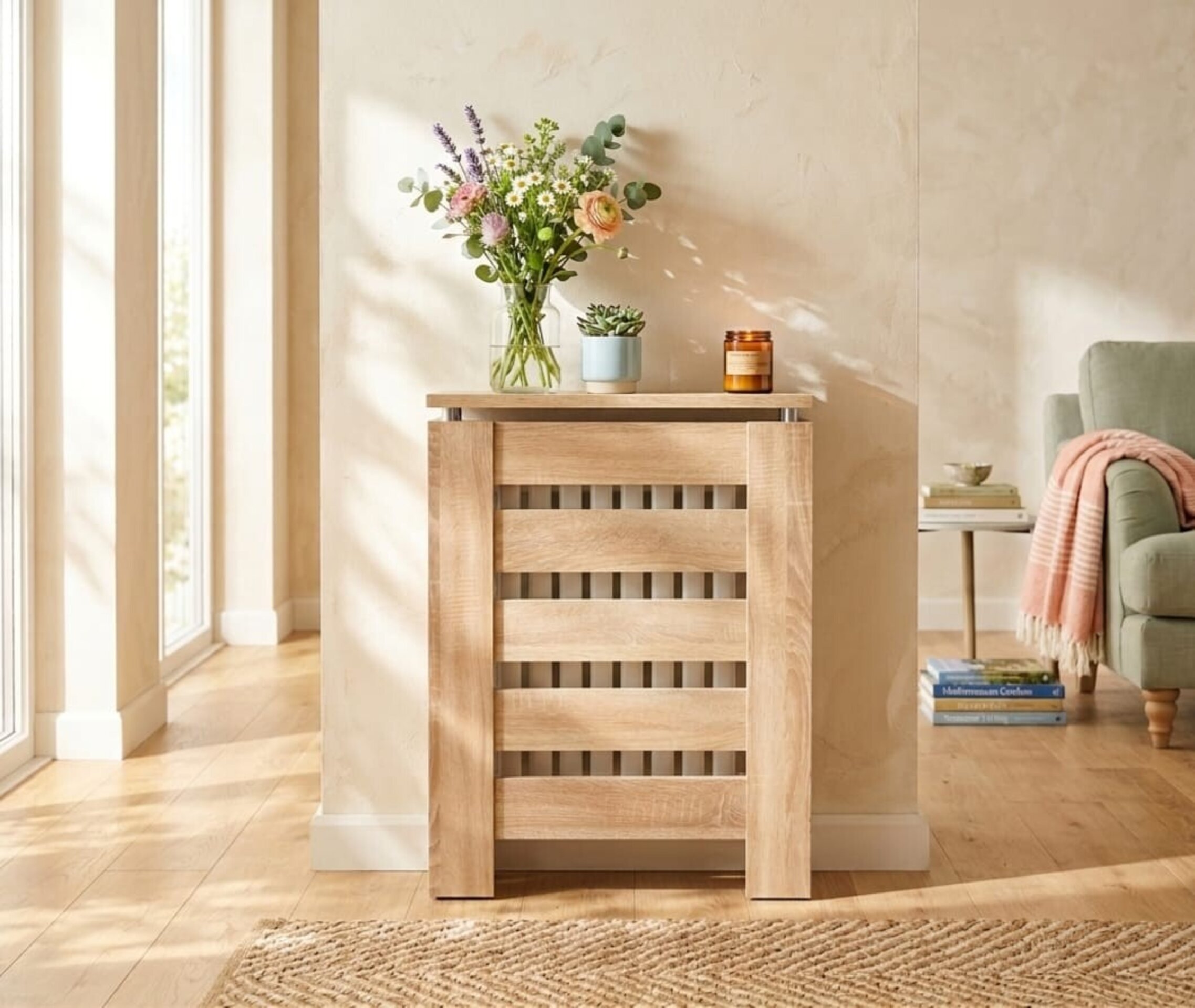 Cubre radiador Hércules  Roble 60cm - 2