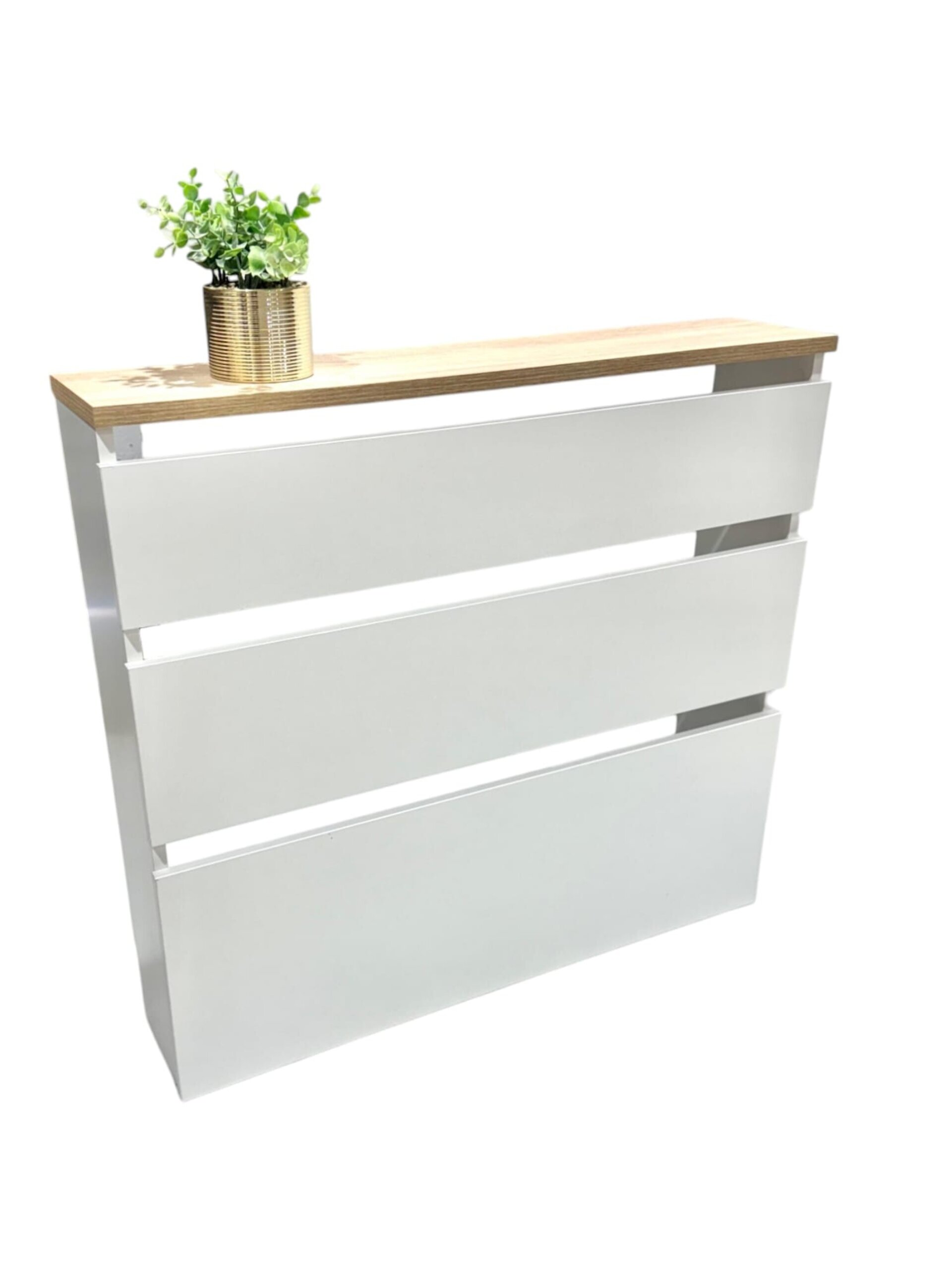 Cubre radiador Hermes Blanco/Roble 90 cm - 3