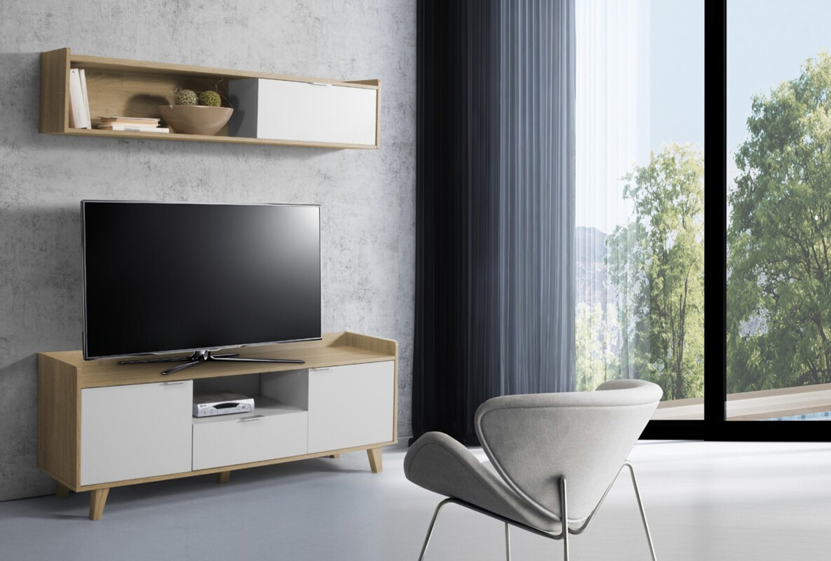 Mueble tv serie nórdica Sigel - 4