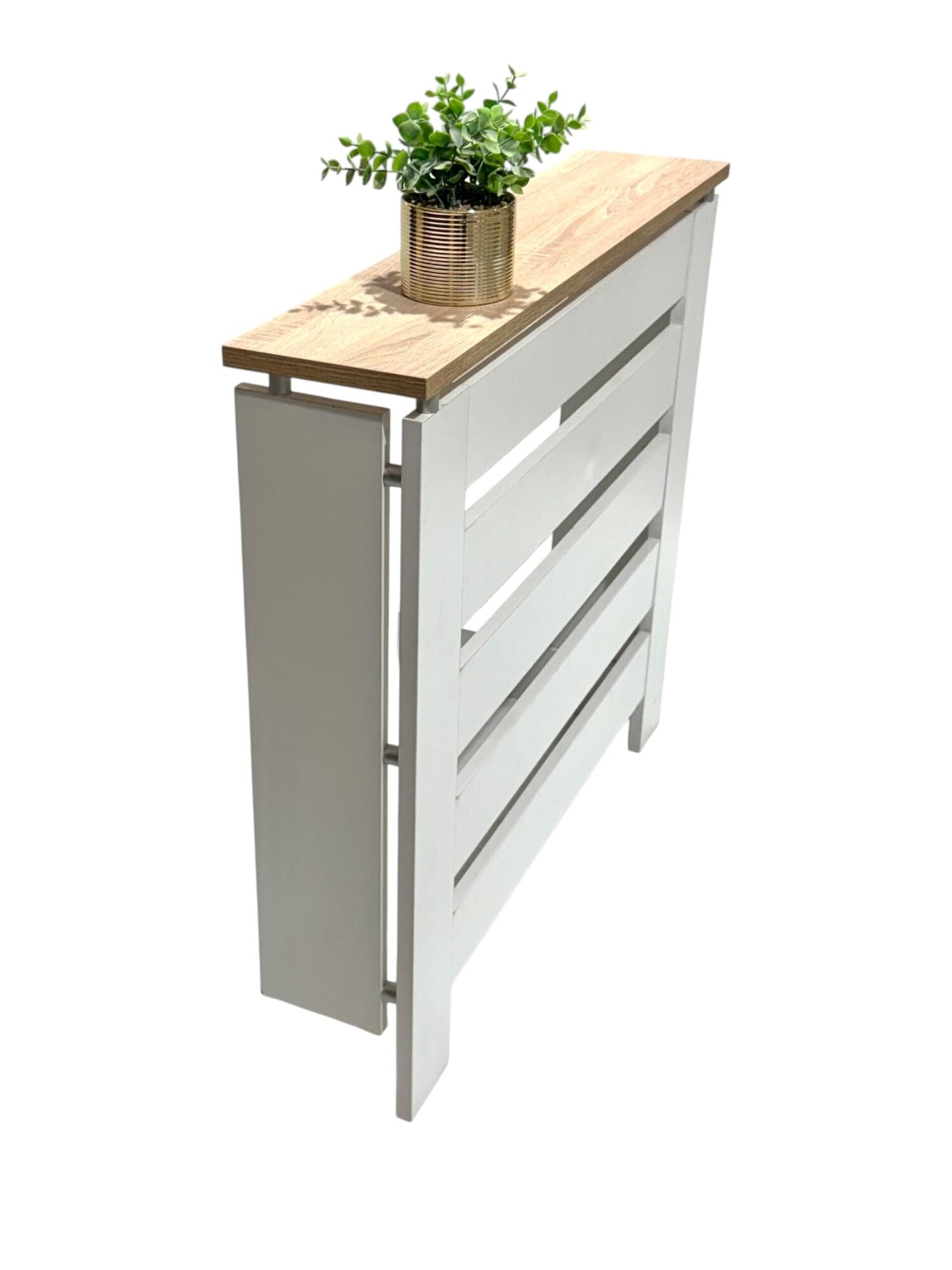 Cubre radiador Hércules Blanco/Roble 90cm - 2