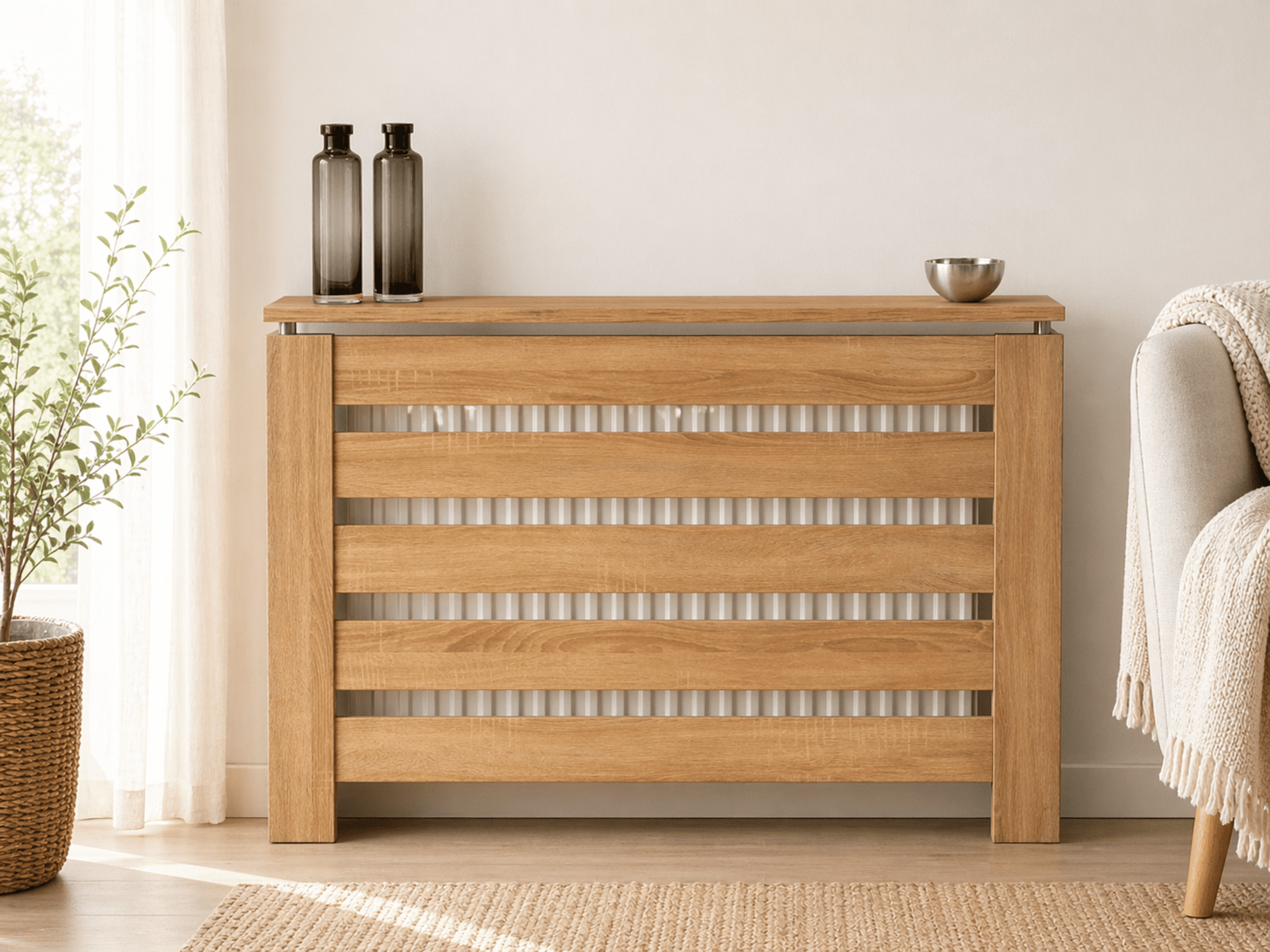 Cubre radiador Hércules  Roble 120cm - 2